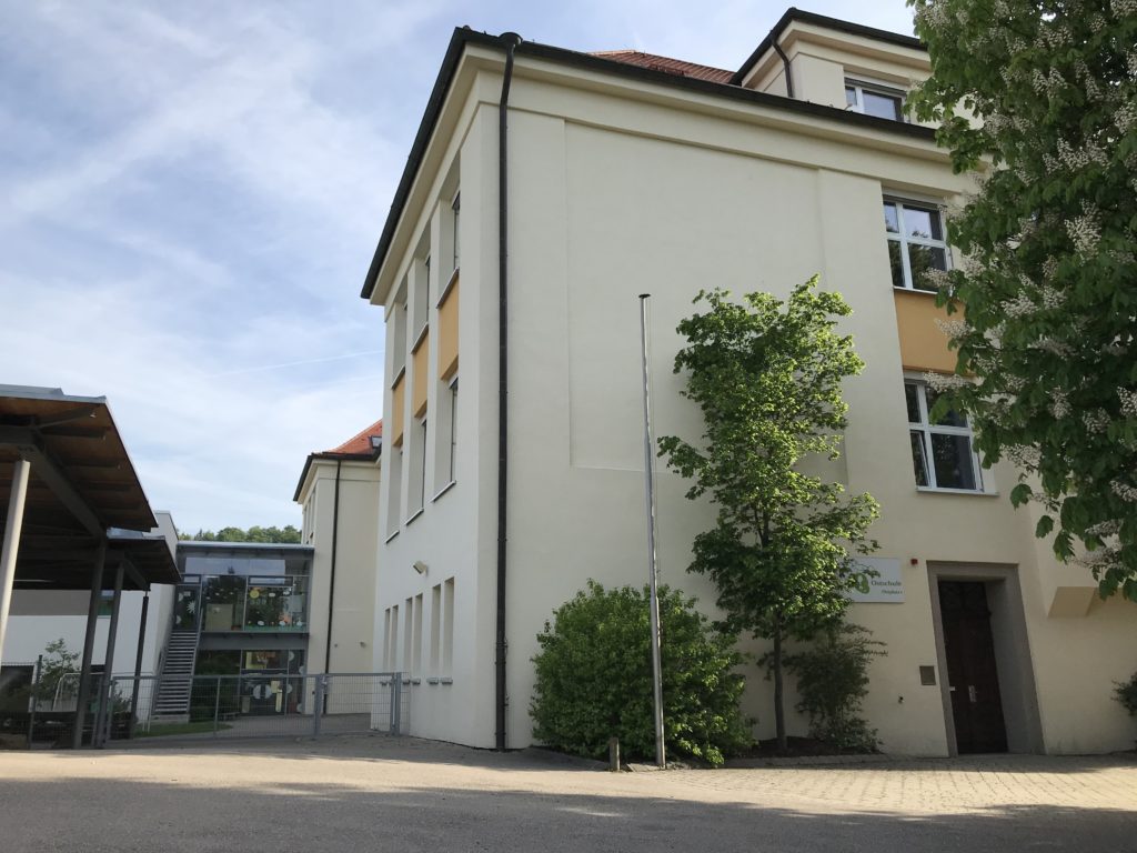 Das Schulgebaude Ostschule Heidenheim